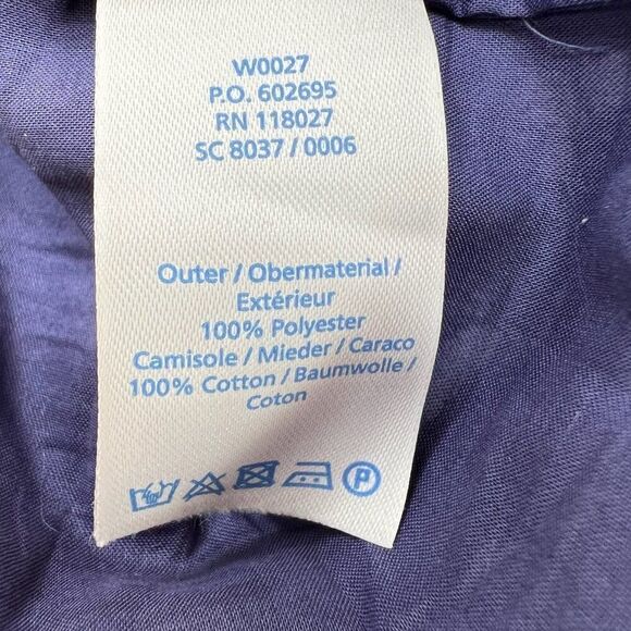 Boden Blue Lace Dress With Slip Navy Blue Size 8R - Picture 5 of 7